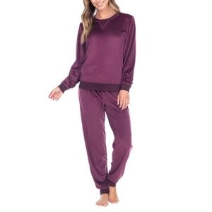 Plush Burgundy Lounge Set